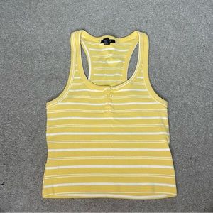 Yellow Striped Top